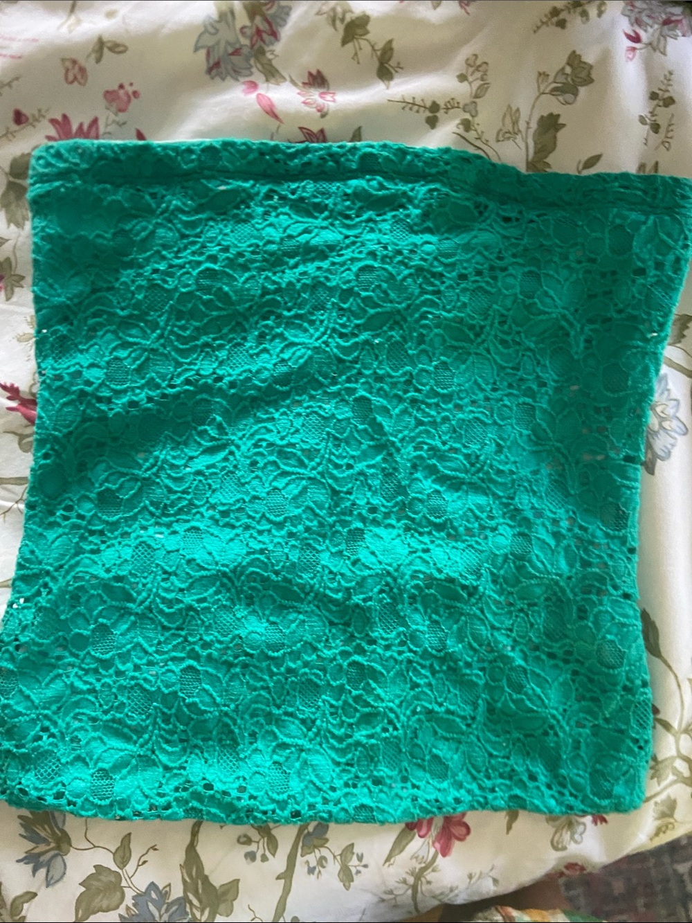 Green Lace Tube Top by urban outfitters
